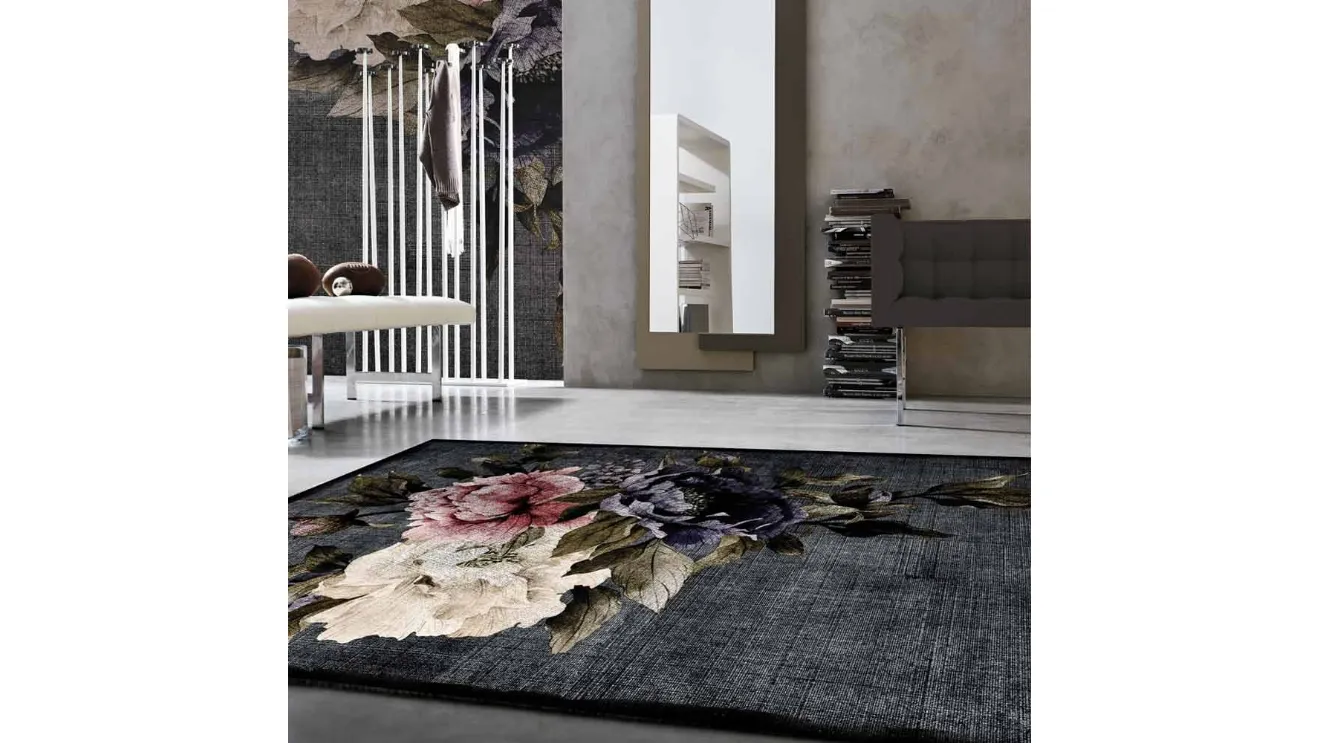 Digit Roses carpet by Adriani and Rossi