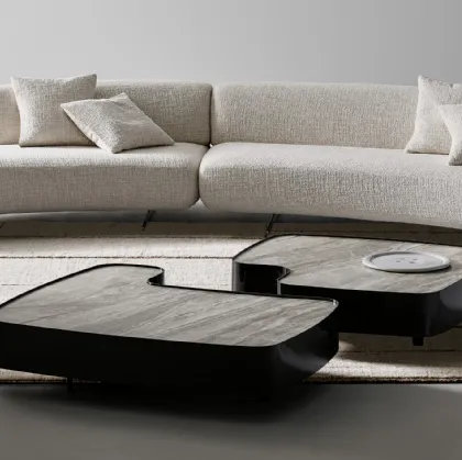Aspen coffee table with ceramic top by Bonaldo