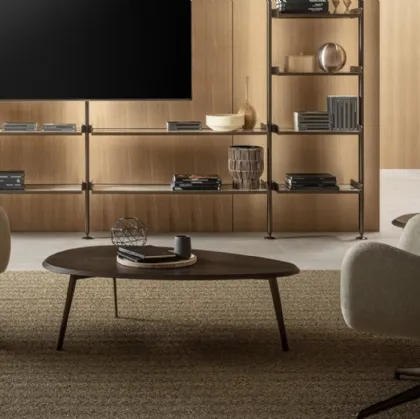 Riflessi Coffee wooden coffee table