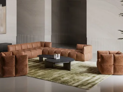 Wooden Flatiron coffee table by Bonaldo