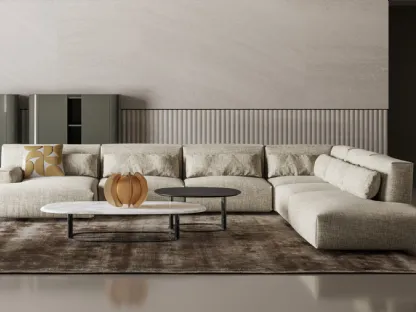 Isabey coffee table in marble or wood by Bonaldo.