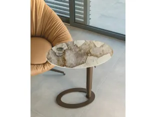 Tek coffee table in ceramic by Riflessi