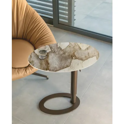 Tek coffee table in ceramic by Riflessi