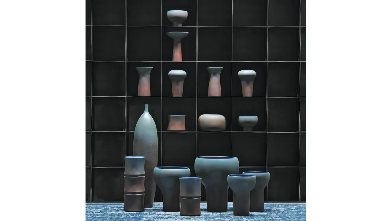 Mister Blue Collection pots by Adriani and Rossi