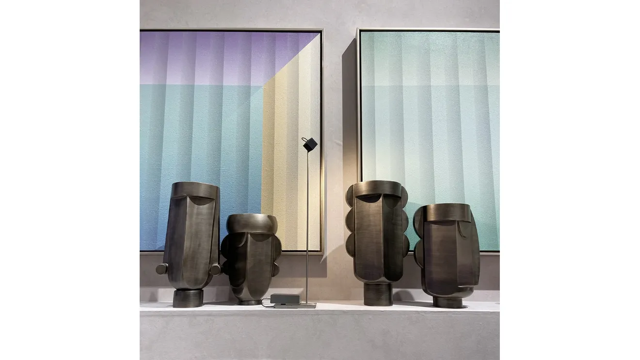 Chess Mate Collection ceramic pots by Adriani and Rossi.