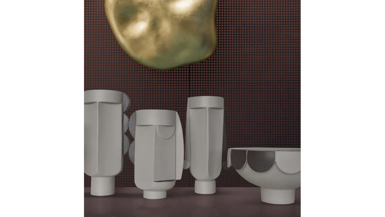 Chessboard Collection ceramic vases by Adriani and Rossi.