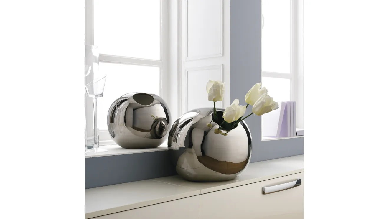 Ceramic vase Ball by Adriani and Rossi