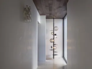 Adelaide floor-to-ceiling lamp by Mogg