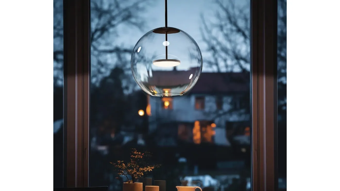 Cristalbolla suspension lamp by Linea Light