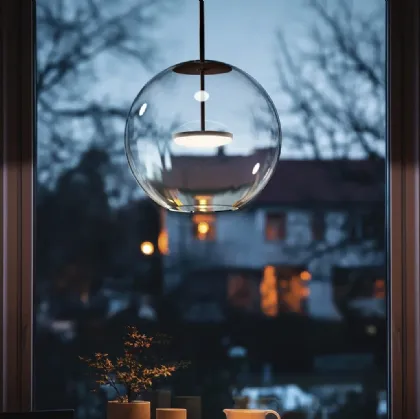 Cristalbolla suspension lamp by Linea Light