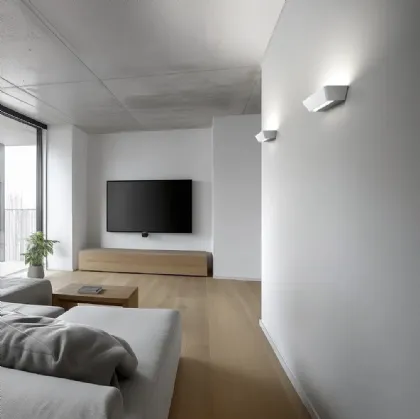 Hype wall lamp by Linea Light.