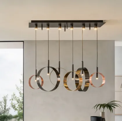 LED Loop S pendant lamp by Riflessi
