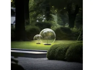 Rolling Sky Outdoor lamp in PMMA by Linea Light