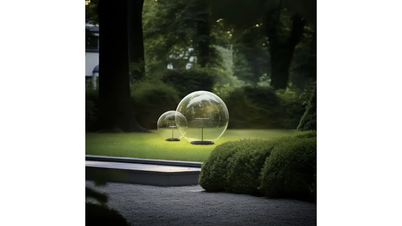 Rolling Sky Outdoor lamp in PMMA by Linea Light