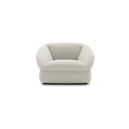 High armchair in upholstered fabric by Ditre Italia.