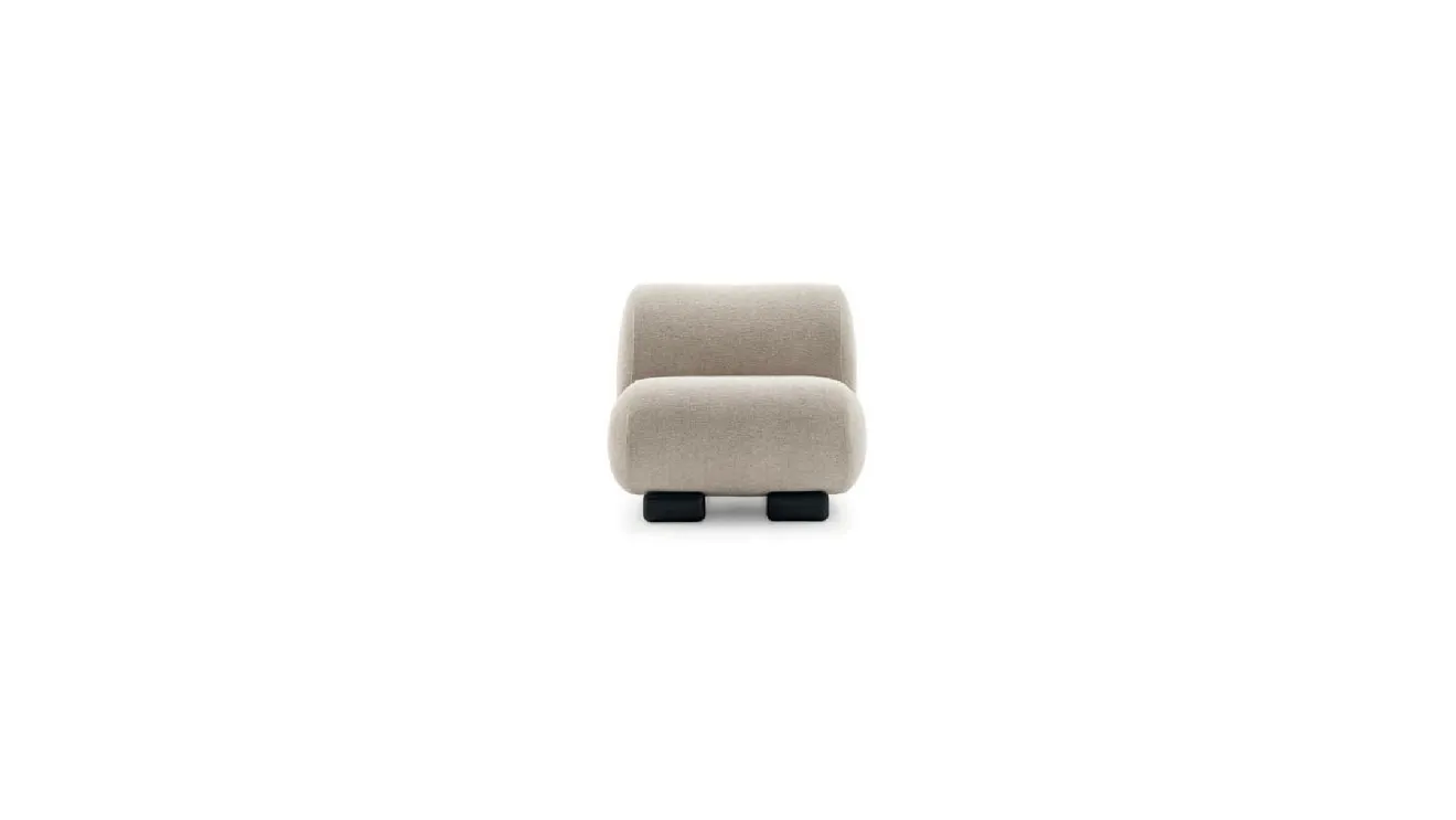Wallaby armchair in upholstered fabric by Ditre Italia.