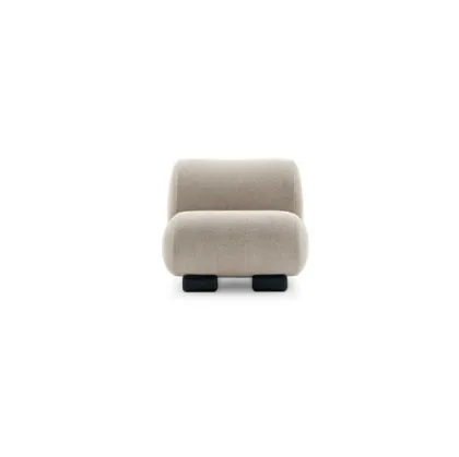 Wallaby armchair in upholstered fabric by Ditre Italia.