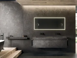 360Gradi 01 Wall-Mounted Bathroom Cabinet by Arrital