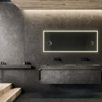 360Gradi 01 Wall-Mounted Bathroom Cabinet by Arrital
