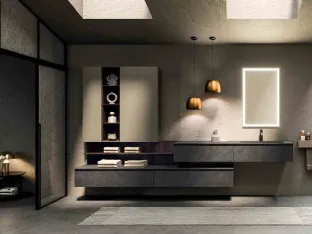 360Gradi_Concept_05 Wall-Mounted Bathroom Cabinet in Altamarea Porcelain