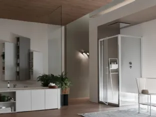 Shower enclosure A6 Pivot with Arcom crossbar