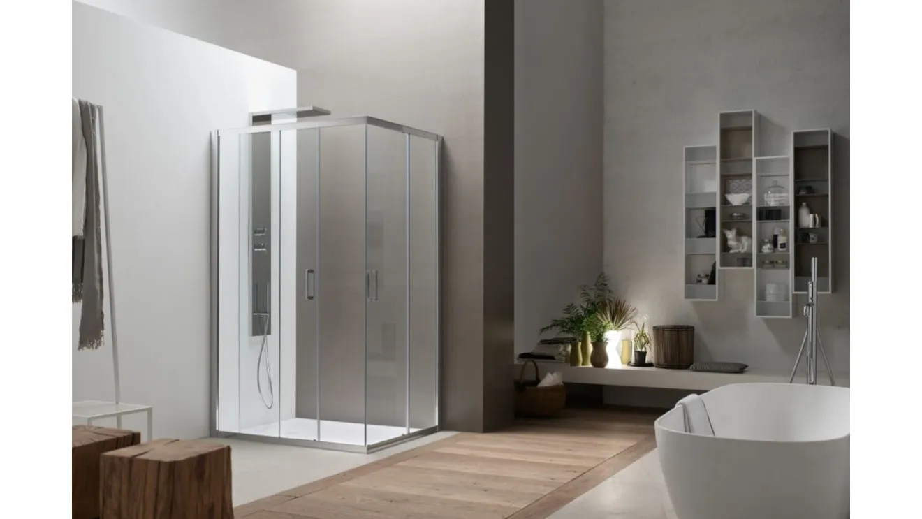 A6 Sliding Shower Enclosure by Arcom.