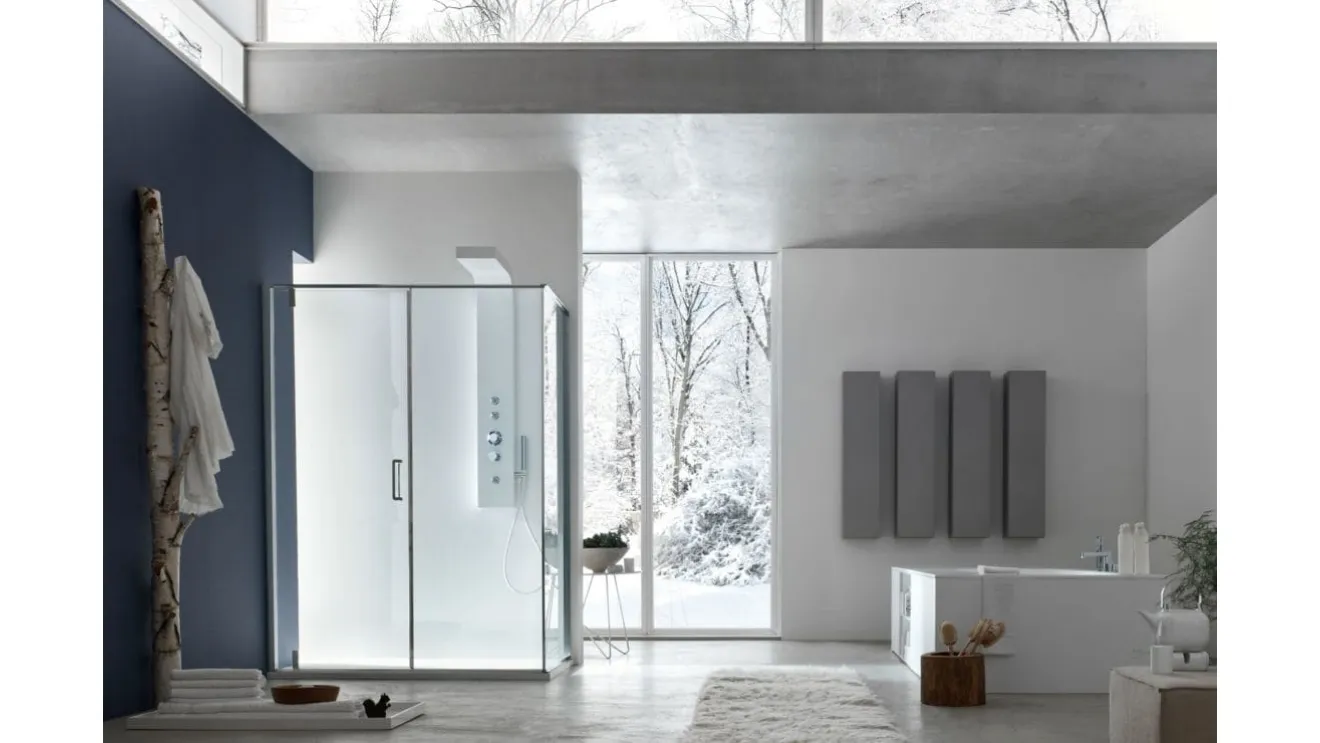 S6 Pivot shower box with Arcom's crossbar
