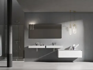 Suspended Bathroom Vanity Dafne 02 by Arcom