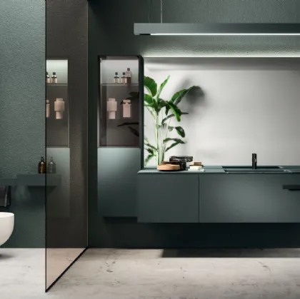 Lympha 03 Wall-Mounted Bathroom Cabinet by Arrital
