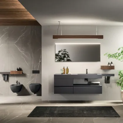 Lympha 05 Wall-Mounted Bathroom Cabinet by Arrital