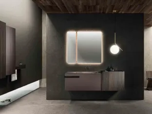 Wall-mounted Bathroom Cabinet Lympha_Concept_01 by Altamarea