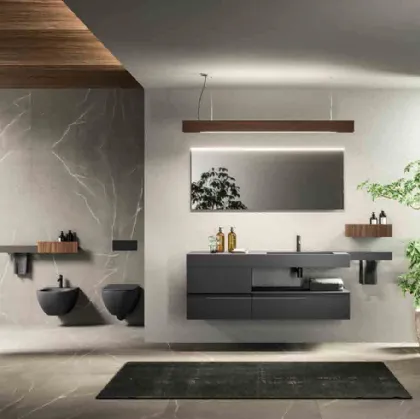 Wall-mounted Bathroom Cabinet Lympha_Concept_05 by Altamarea