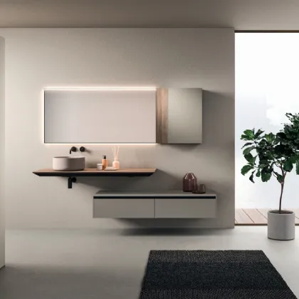 Wall-mounted Bathroom Cabinet Modo Project 04 by Arrital