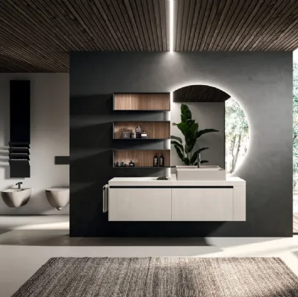 Wall-mounted Bathroom Cabinet Modo Project 10 by Arrital