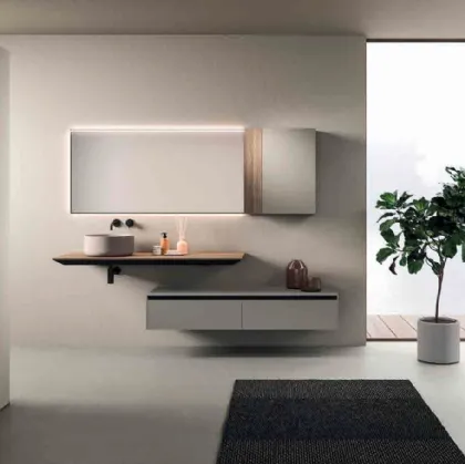Wall-mounted Bathroom Cabinet Modo Project_Concept_04 by Altamarea