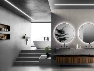 Wall-mounted Bathroom Cabinet Modo Project_Concept_06 by Altamarea