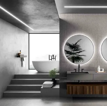 Wall-mounted Bathroom Cabinet Modo Project_Concept_06 by Altamarea