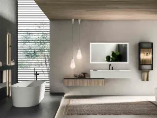 Wall-mounted Bathroom Cabinet Modo_Project_Concept_07 by Altamarea