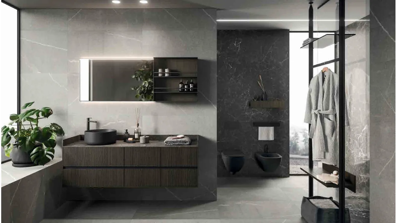 Wall-mounted Bathroom Cabinet Modo_Project_Concept_09 by Altamarea