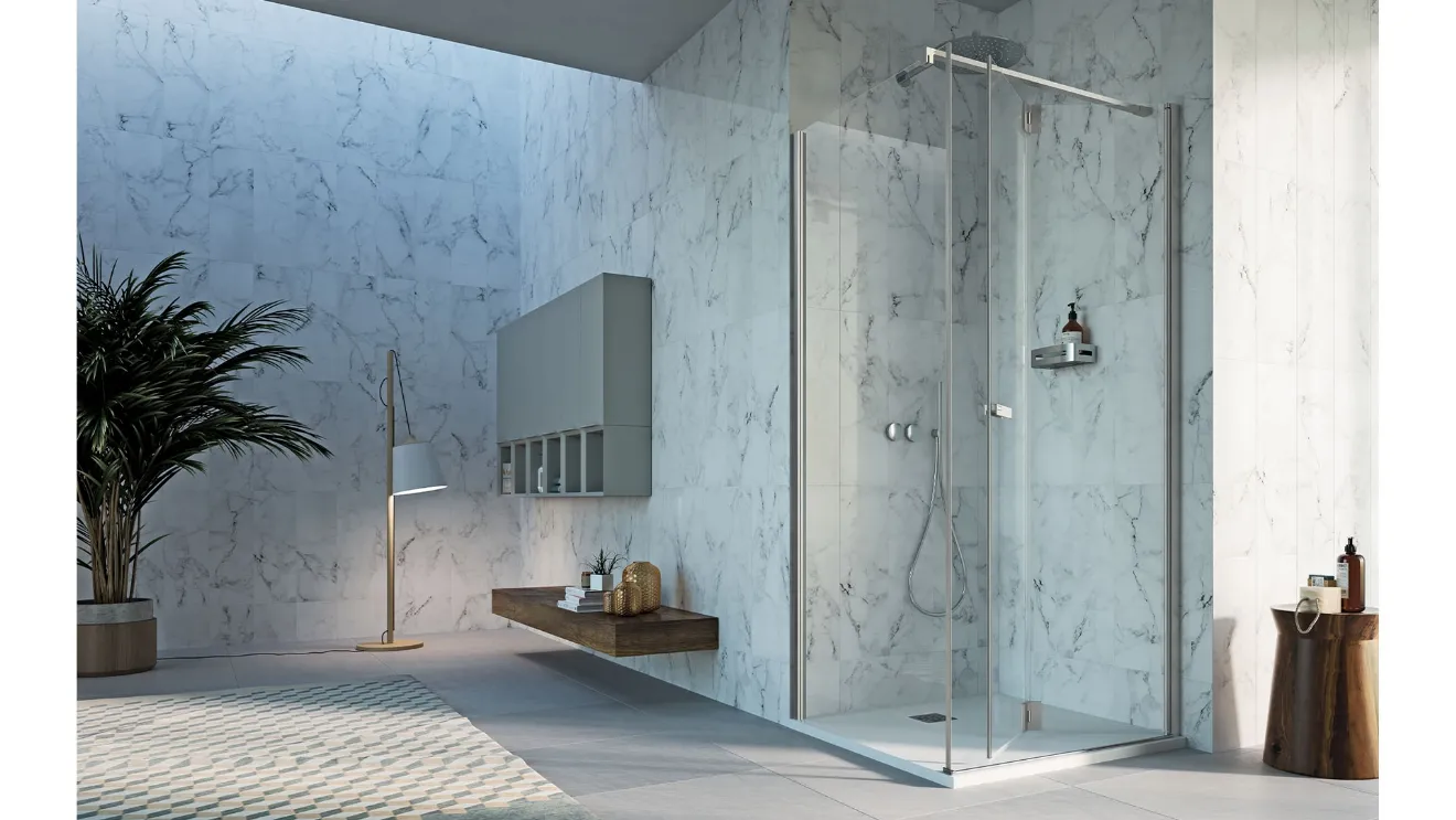 Shower enclosure Praia Design Swing Door by Inda