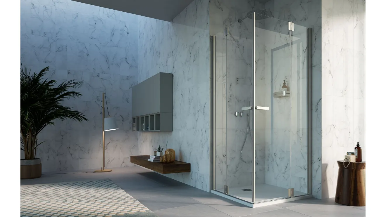Shower enclosure Praia Design Swing Door by Inda