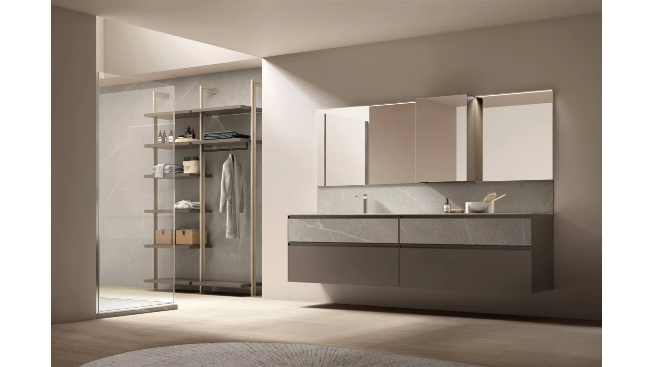 Suspended Bath Vanity Unit Shape 19 by Arcom