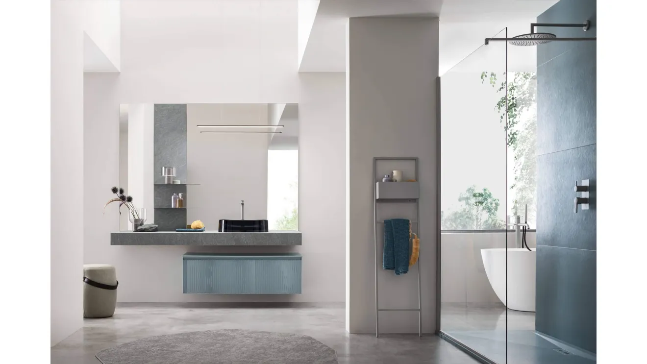 Suspended Bathroom Furniture Shape 22 by Arcom