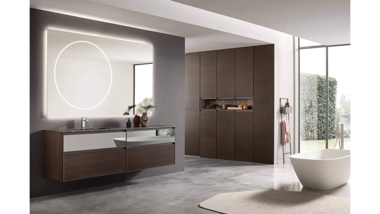 Suspended bathroom cabinet Shape 33 by Arcom