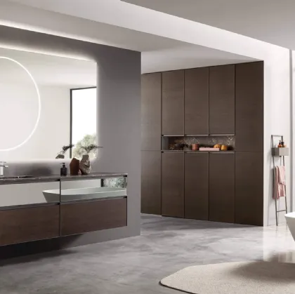 Suspended bathroom cabinet Shape 33 by Arcom