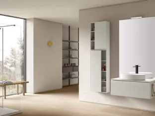 Suspended Bathroom Vanity Virgola 05 by Arcom