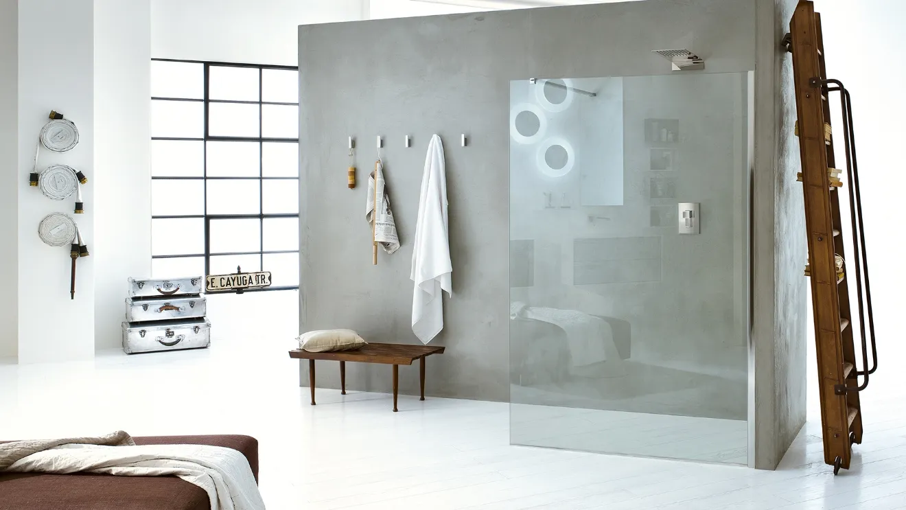 Walk-In Shower Enclosure by Inda