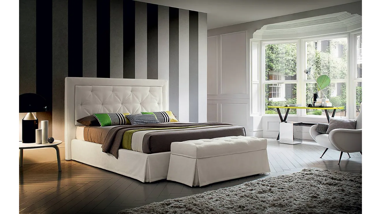 Adrian fabric bed by Felis