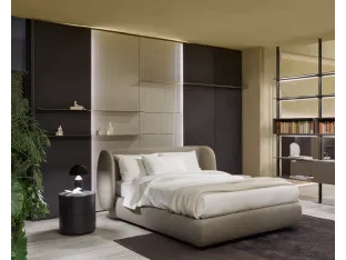 Cozy padded bed with storage box by Sangiacomo.