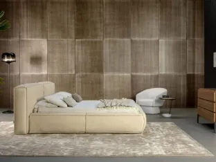 Bonaldo leather Fluff bed